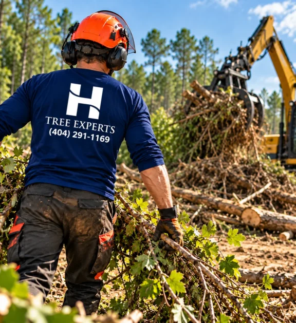 Whether you are preparing to build a new home, expand a commercial property, or simply clear years of dense brush, saplings, and hazardous trees, H Tree Experts has the heavy equipment and expertise needed to handle job sites of any size. We transform wild, unmanageable terrain into clean, level, and ready-to-build spaces safely and on schedule.